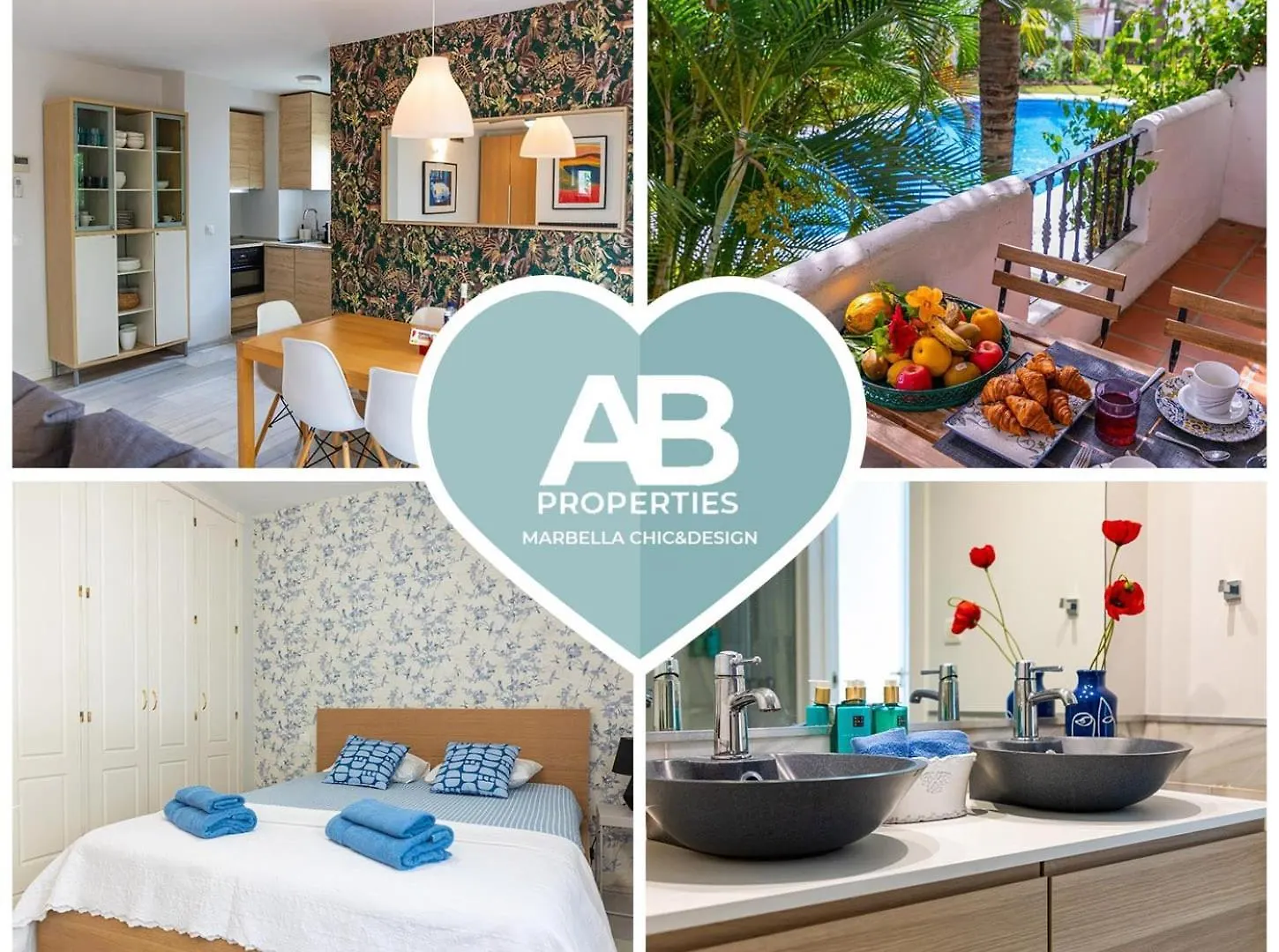 Ab Properties - Design Penthouse Marbella - Puerto Banus - Golden Mile - Pool And Tropical Garden View